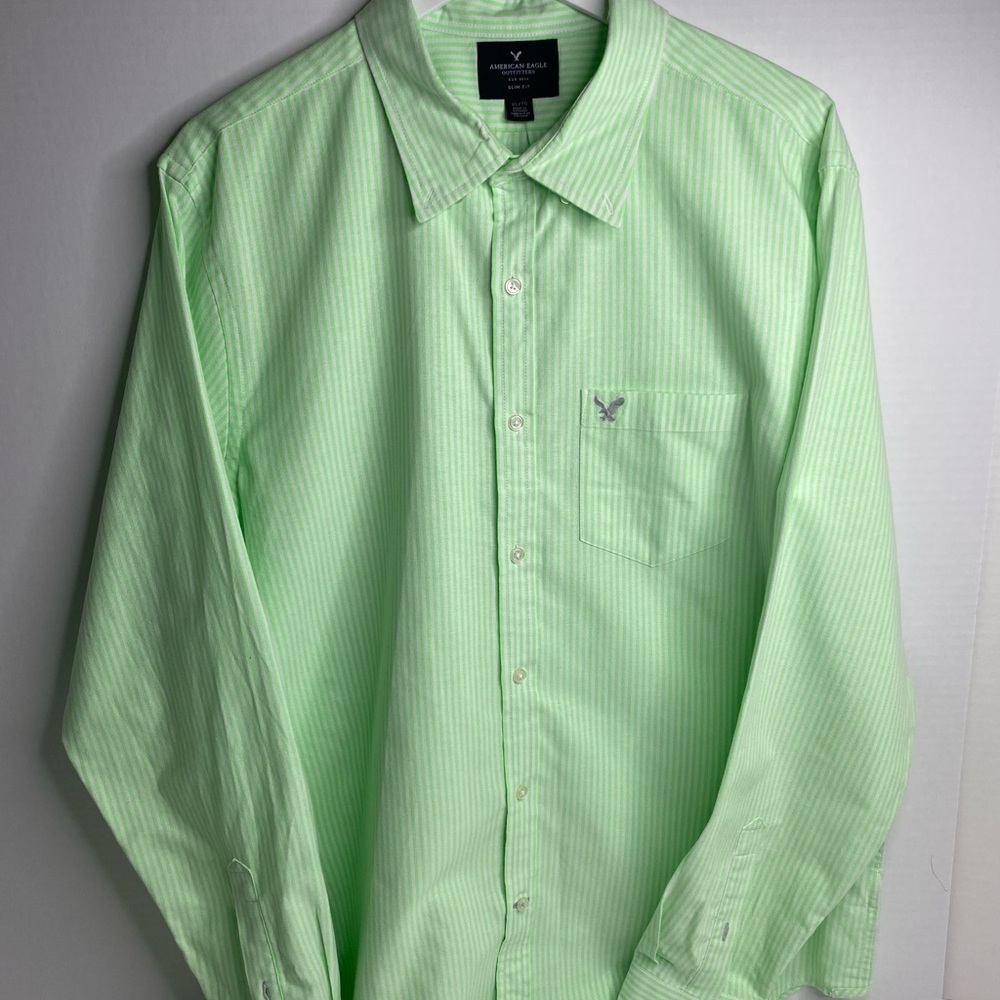 Men’s American Eagle Outfitters Slim fit XL long sleeve button down shirt - Picture 2 of 9